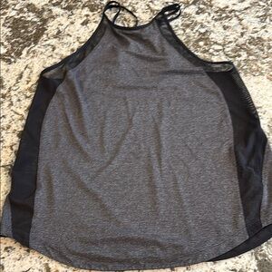 Lululemon Athletica Asymmetrical Gray Sleeveless Tank